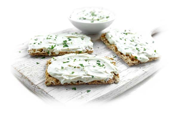 גבינה כחושה 0% שומןהגשה